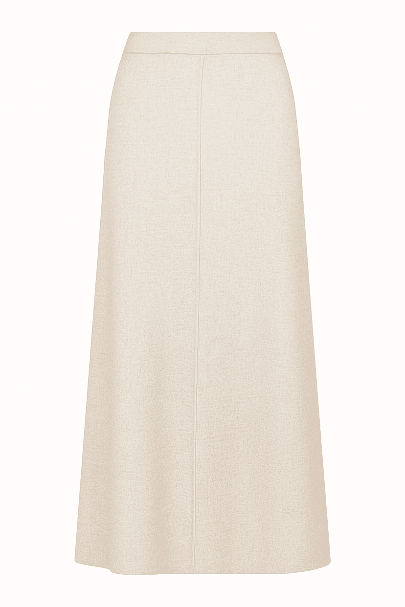 Maxi crocodile-like pattern skirt 