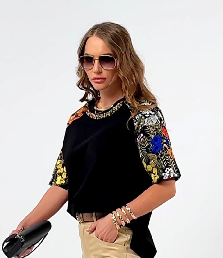 Elegant blouse in Ukrainian style