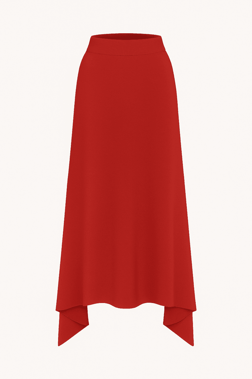  Premium flared cut long skirt